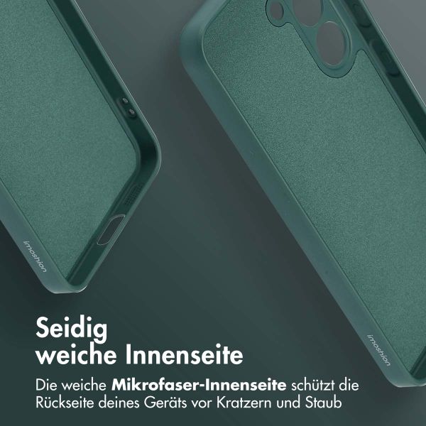 imoshion Color Back Cover mit MagSafe für das Samsung Galaxy S24 - Dunkelgrün