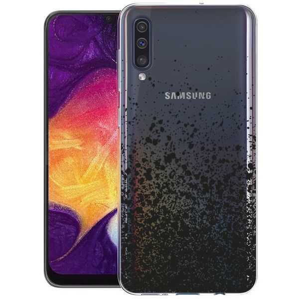 imoshion Design Hülle Samsung Galaxy A50 / A30s - Spritzer - Schwarz