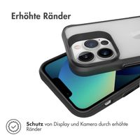 imoshion Rugged Hybrid Case für das iPhone 13 Pro - Schwarz / Transparent