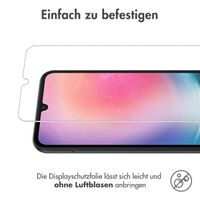 imoshion Screen Protector aus gehärtetem Glas für das Samsung Galaxy A25 (5G) - Transparent