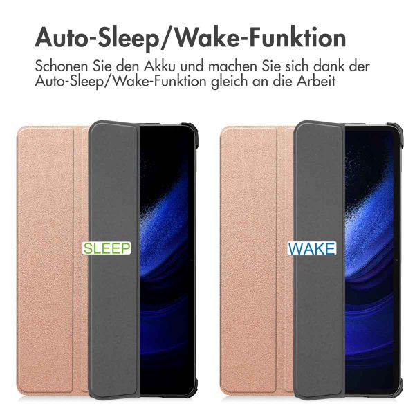 imoshion Trifold Klapphülle Xiaomi Pad 6 / 6 Pro - Rosé gold