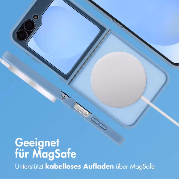 imoshion Color Guard Back Cover mit MagSafe Samsung Galaxy Z Flip 7 FE - Hellblau