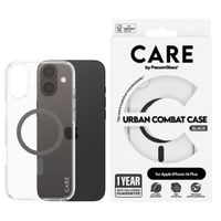 CARE by PanzerGlass Urban Combat Case MagSafe Apple iPhone 16 Plus - Schwarz