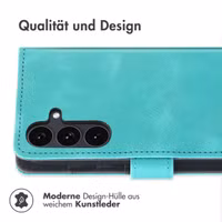 imoshion Klapphülle mit Kordel Samsung Galaxy S25 FE - Türkis