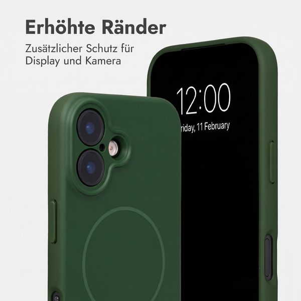 Accezz Grip Backcover mit MagSafe Apple iPhone 17 - Dunkelgrün