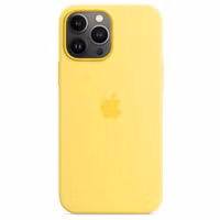 Apple Silikon-Case MagSafe für das Apple iPhone 13 Pro - Lemon Zest
