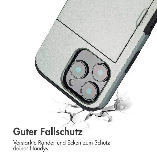 imoshion Backcover mit Kartenfach für das iPhone 16 Pro - Grün