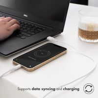 Accezz MFI-zertifiziertes Lightning- auf USB-C-Kabel - 2 m - Weiß