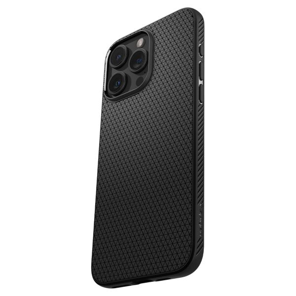 Spigen Liquid Air™ Case für das iPhone 15 Pro - Matte Black