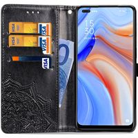 imoshion Mandala Klapphülle Oppo Reno4 Z 5G - Schwarz