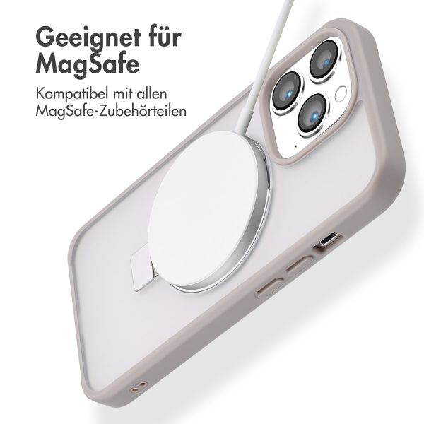 Accezz Ring Stand Backcover mit MagSafe Apple iPhone 13 Pro - Grau