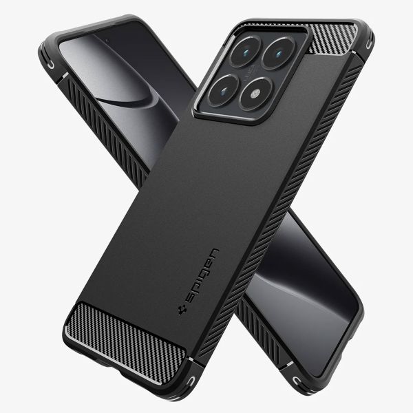 Spigen Rugged Armor Case für das Xiaomi 14T Pro - Matte Black