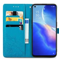 imoshion Mandala Klapphülle Oppo Find X3 Lite - Türkis