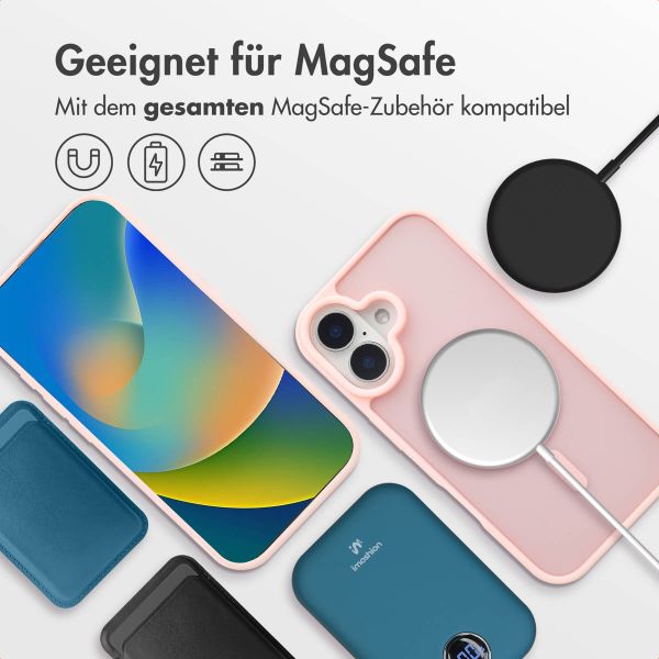 imoshion Color Guard Back Cover mit MagSafe für das iPhone 16 - Hellrosa