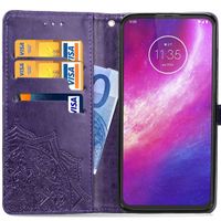 Mandala Klapphülle Violett für Motorola Moto G8 Power