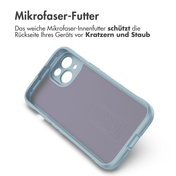 imoshion EasyGrip Back Cover für das iPhone 14 - Hellblau