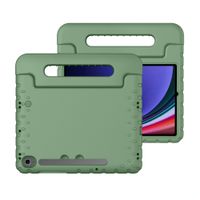 imoshion Schutzhülle mit Handgriff kindersicher Samsung Galaxy Tab S11 / S9 11.0 Zoll / S10 Lite / S10 FE / S9 FE 10.9 Zoll - Olive Green