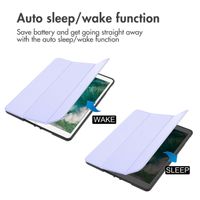 imoshion Trifold Klapphülle Apple iPad 6 (2018) 9.7 Zoll / iPad 5 (2017) 9.7 Zoll / Air 2 (2014)/Air 1 (2013) - Lila
