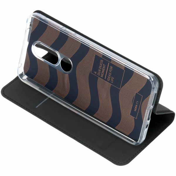 Dux Ducis Slim TPU Klapphülle Schwarz für das Nokia 7.1