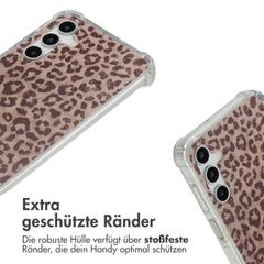 imoshion Design Hülle mit Band Samsung Galaxy A15 (5G) - Leopard Mood