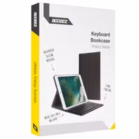 Accezz QWERTY Bluetooth Keyboard Klapphülle für das iPad Air 13 Zoll (2025) M3 / (2024) M2 - Schwarz