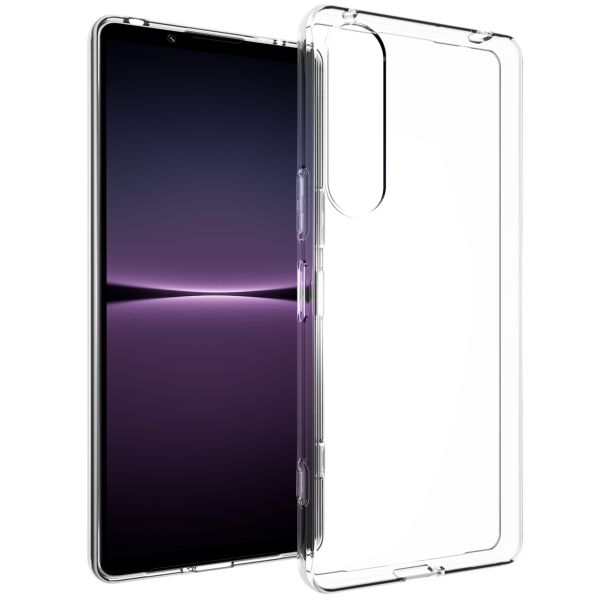 Accezz TPU Clear Cover für das Sony Xperia 1V - Transparent