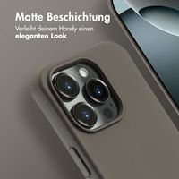 imoshion Color Backcover mit abtrennbarem Band MagSafe für das iPhone 16 Pro - Black Coffee