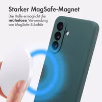 imoshion Color Back Cover mit MagSafe Samsung Galaxy A36 - Dunkelgrün