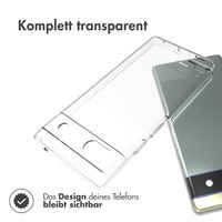 Accezz TPU Clear Cover für das Google Pixel 6a - Transparent