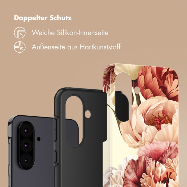 Selencia Vivid Back Cover Samsung Galaxy A36 / A56 - Vintage Peony