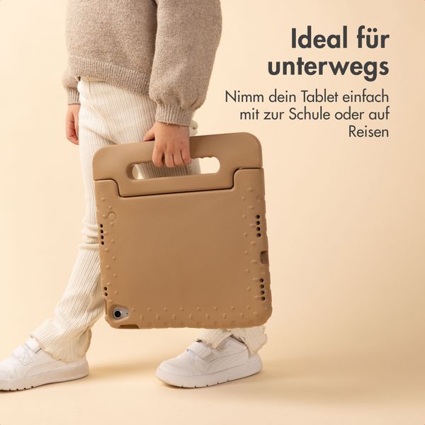 imoshion Schutzhülle mit Handgriff kindersicher Apple iPad 9 (2021) 10.2 Zoll / iPad 8 (2020) 10.2 Zoll / iPad 7 (2019) 10.2 Zoll - Braun