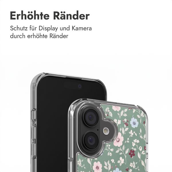 imoshion Design Hülle Apple iPhone 16 - Flower Fields
