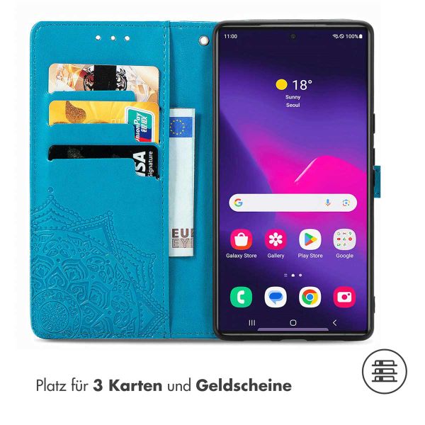 imoshion Mandala Klapphülle Samsung Galaxy S24 Ultra - Türkis