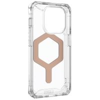 UAG Plyo Backcover MagSafe für das iPhone 15 Pro - Ice / Rose Gold