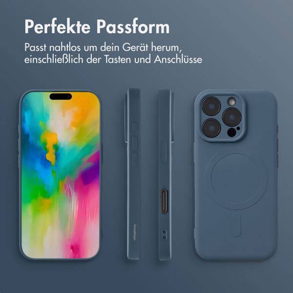 imoshion Color Back Cover mit MagSafe für das Apple iPhone 16 Pro Max - Dunkelblau