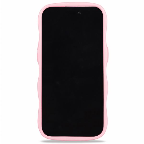 Holdit Wavy Case für das iPhone 14 Pro - Pink