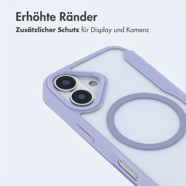 imoshion Transparente Bookcase mit MagSafe Apple iPhone 17 - Lila