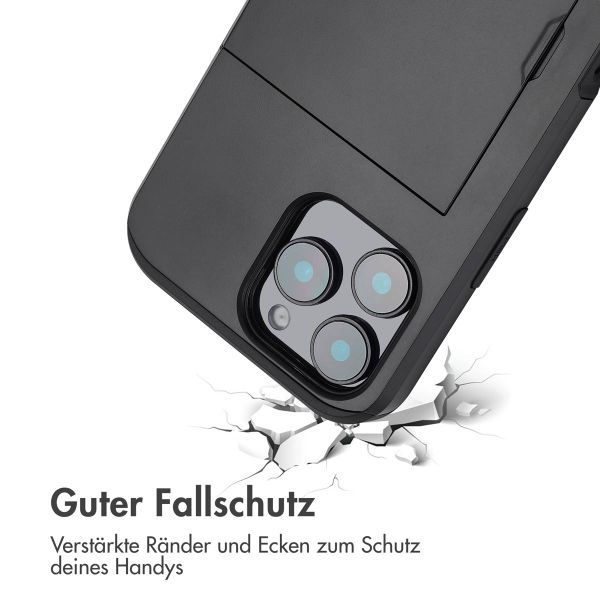 imoshion Backcover mit Kartenfach Apple iPhone 16 Pro Max - Schwarz