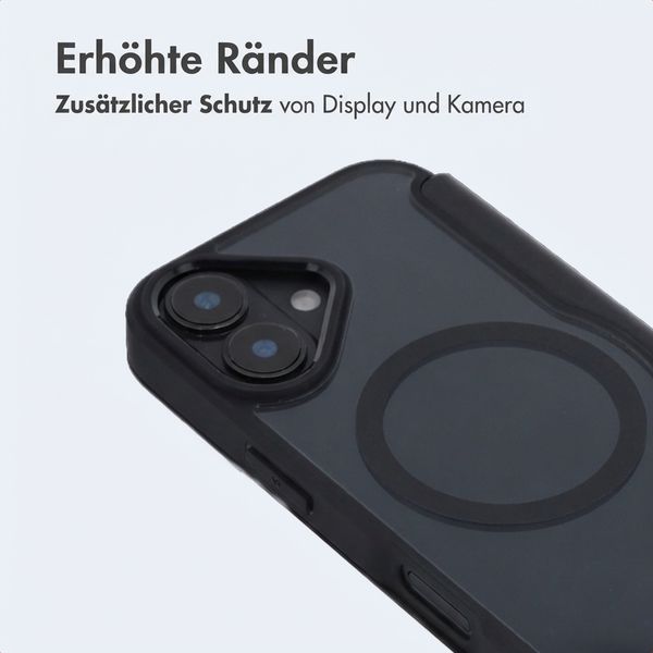 imoshion Transparente Bookcase mit MagSafe Apple iPhone 17 - Schwarz