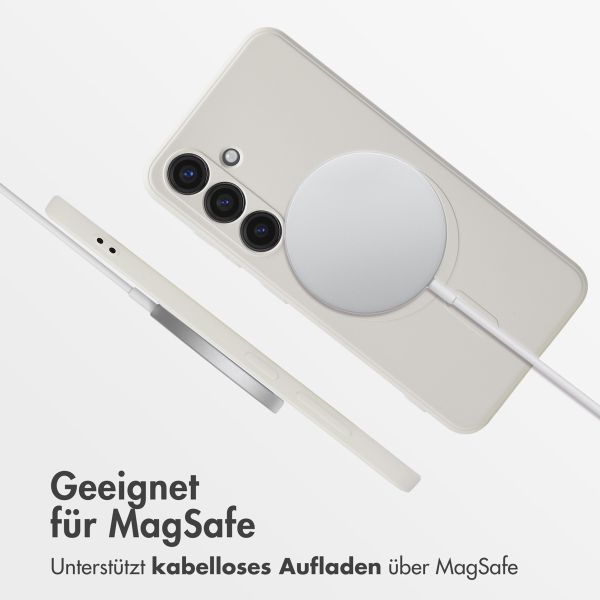 imoshion Color Back Cover mit MagSafe für das Samsung Galaxy S24 - Beige