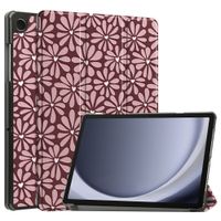 imoshion Design Trifold Klaphülle Samsung Galaxy Tab A11 / A9 Plus - Bloom Love Blush