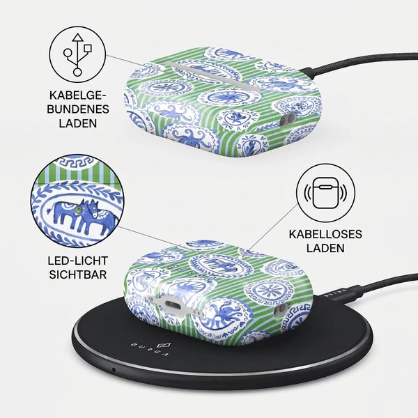 Burga Hardcase Hülle Apple AirPods Pro 3 - Taverna