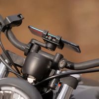 SP Connect Moto Bundle LT Universal Clamp SPC+ Motorrad-Handyhalterung - Schwarz