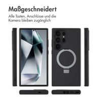 Accezz Ring Stand Backcover mit MagSafe Samsung Galaxy S24 Ultra - Schwarz