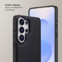 Selencia Nova HandyHülle mit Kordel und Kartenhalter Samsung Galaxy S26 Ultra - Schwarz