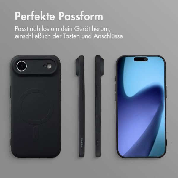 imoshion Color Back Cover mit MagSafe Apple iPhone Air - Schwarz