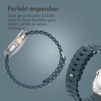 Accezz Ocean Armband für Apple Watch Series 1 - 11 / SE / Ultra (44/45/46/49 mm) - Abyss Blue