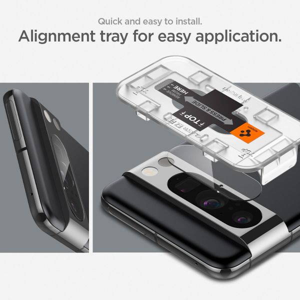 Spigen Glas.tR EZFit Optik Linsen Protektor 2er-Pack für das Google Pixel 8 Pro