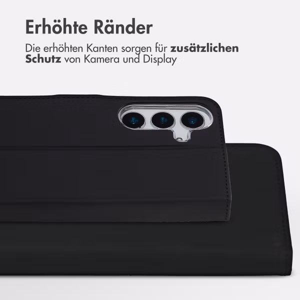 Accezz Wallet TPU Klapphülle Samsung Galaxy S25 FE - Schwarz