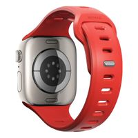 Nomad Tempo Silikonarmband für das  Apple Watch Series 1 - 9 / SE (38/40/41 mm) | Series 10 / 11 (42 mm) - Coral